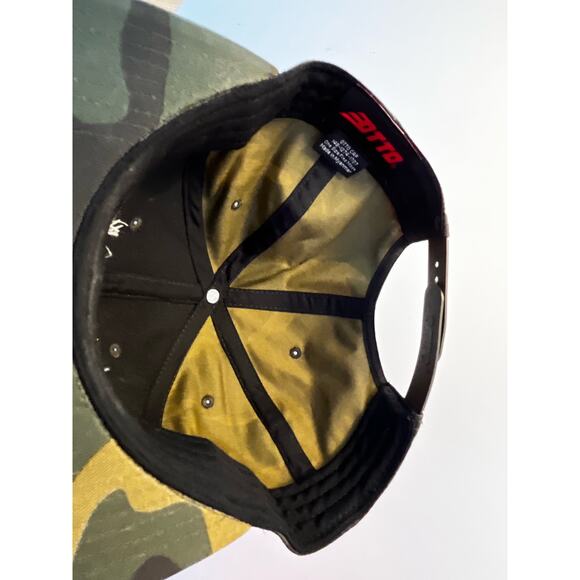 R B Otto Cap Premium Snapback 6 panel cloth Camo hat trucker - Picture 11 of 12